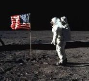 Gruppo Astrofili Mozzecane - Bandiera americana sulla Luna